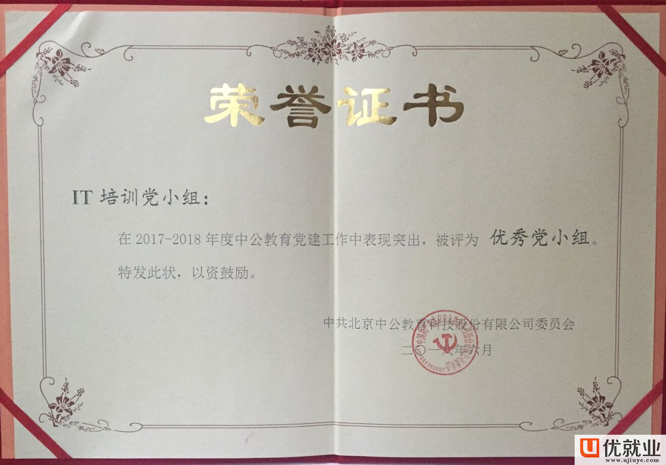 余红卫书记为优秀党小组代表颁发了荣誉奖状.